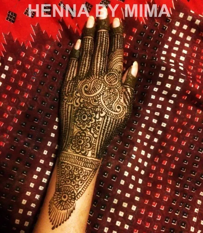I Did These Designs!! The Henna Canvas Took About 2hours To Do! Henna By Mima (on Fb)