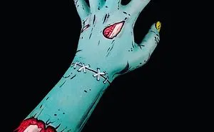 I Turn My Arms Into Optical Illusions