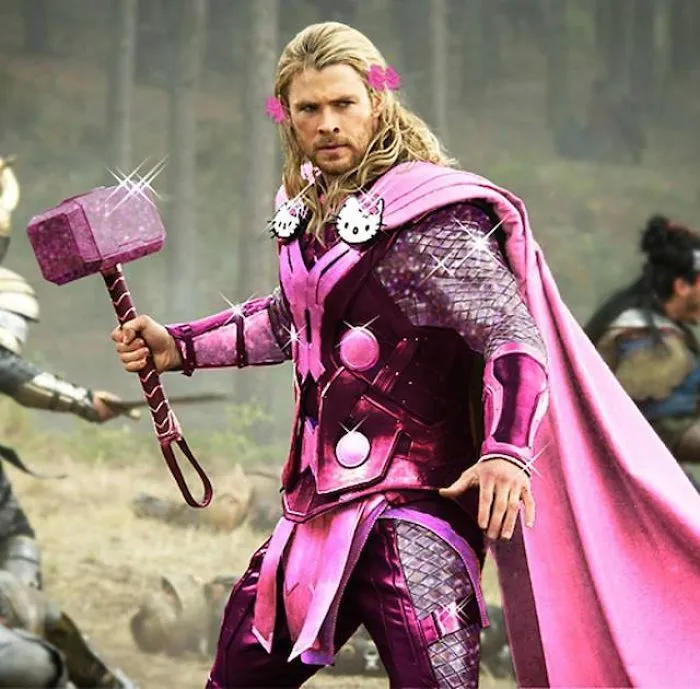 Iconic Character In Hello Kitty Costume!