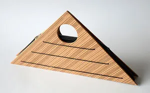 Triangle Wooden Purse