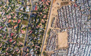 Lines Dividing Rich And Poor Captured With Drones