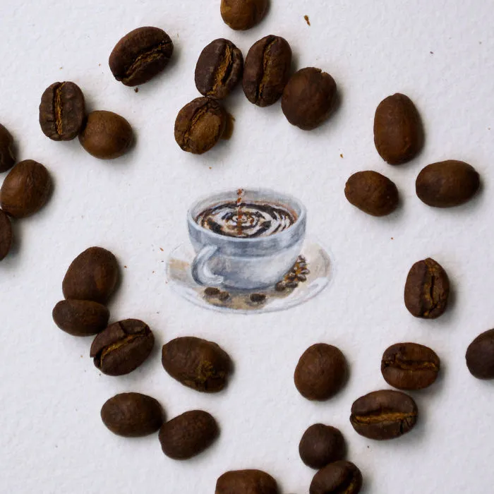 Coffee Cup. This Little Coffee Cup Is Part Of A Mini Series For A Coffee And Dessert Bar In Zionsville, Indiana