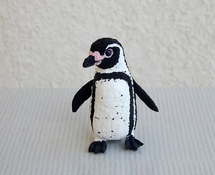 I Made This Humboldt Penguin Figurine Out Of Clay