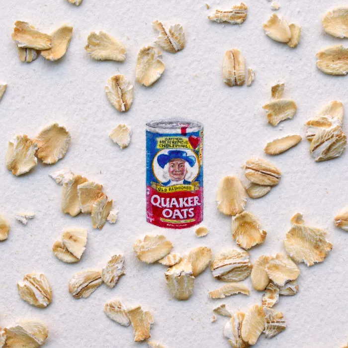 Quaker Oats. The Letter Q For The "mini-market" Series. "mini-market" Consists Of A Brand For Each Letter Of The Alphabet
