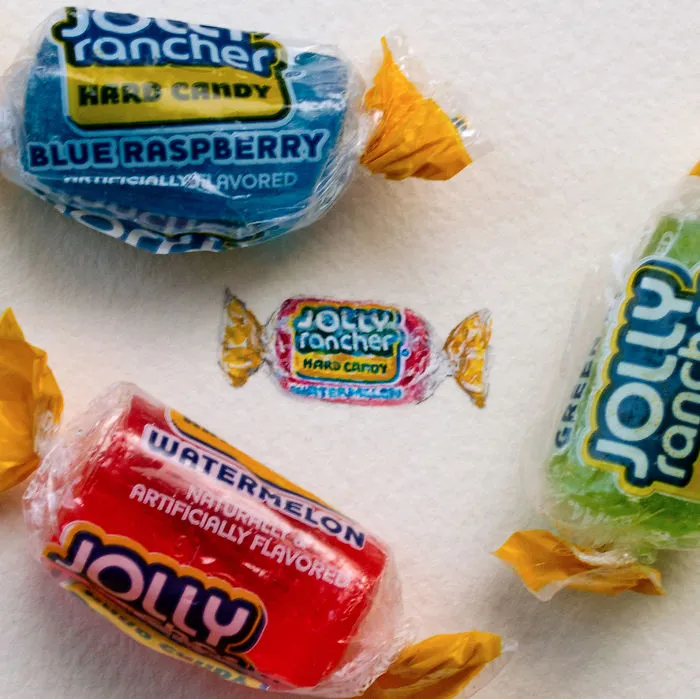Jolly Rancher. The Letter J For The "mini-market" Series. "mini-market" Consists Of A Brand For Each Letter Of The Alphabet