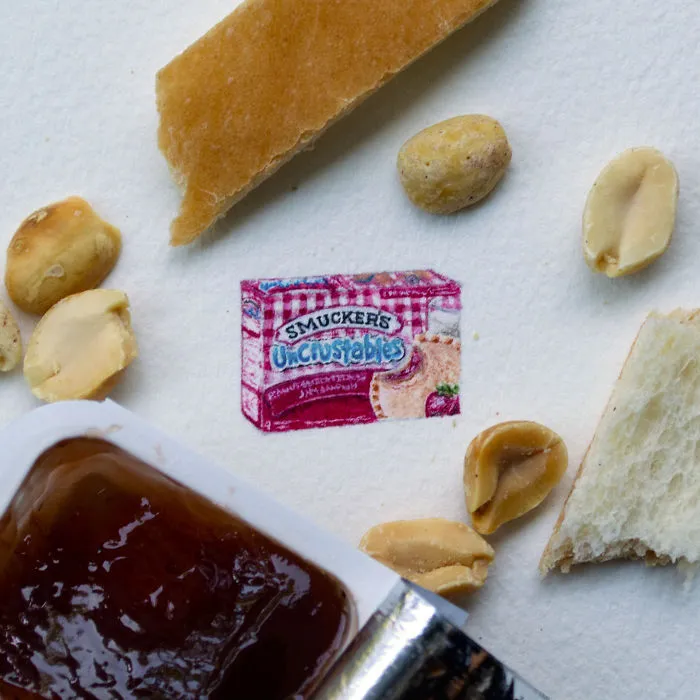 Uncrustables. The Letter U For The "mini-market" Series. "mini-market" Consists Of A Brand For Each Letter Of The Alphabet