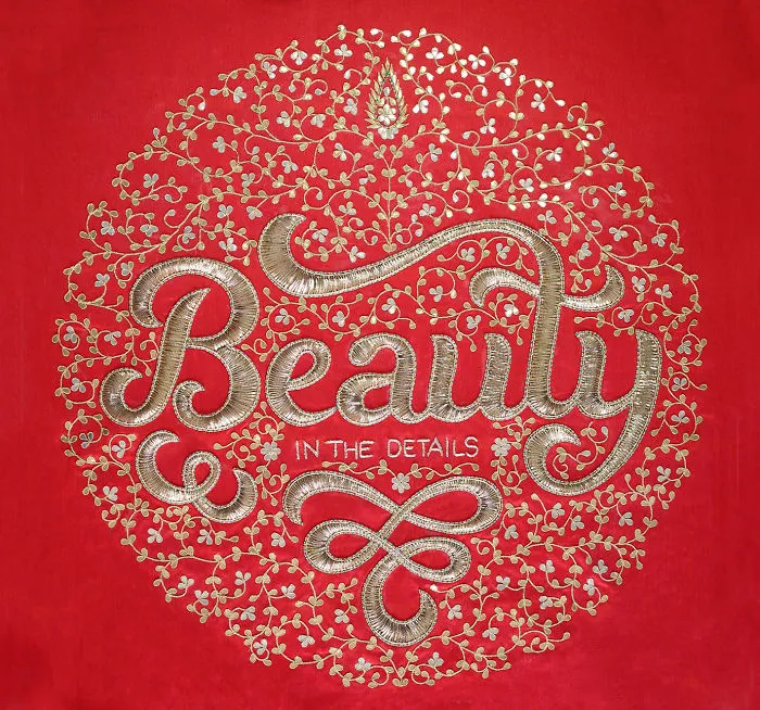 Typography Meets Indian Crafts