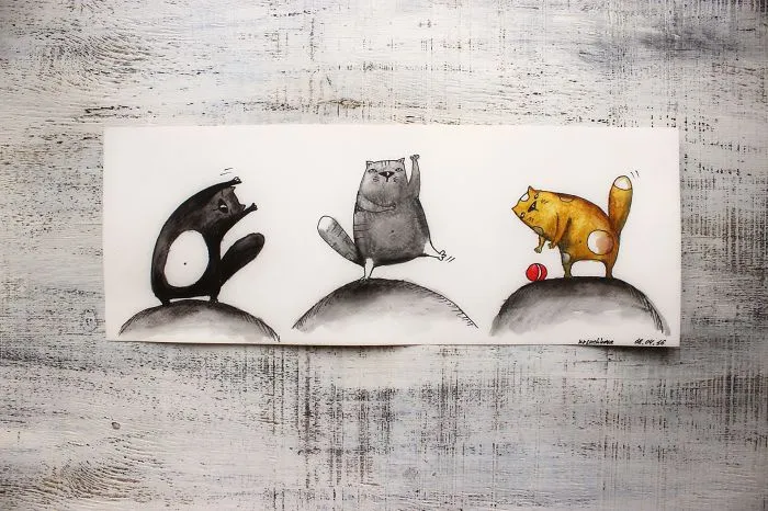 I Haven't Painted A Single Pic For 3 Years Since My Son Was Born, So I Started This 365 Watercolor Challenge