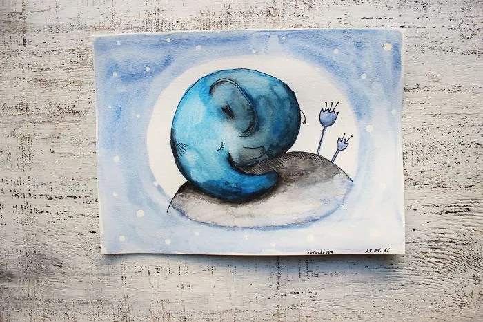 I Haven't Painted A Single Pic For 3 Years Since My Son Was Born, So I Started This 365 Watercolor Challenge