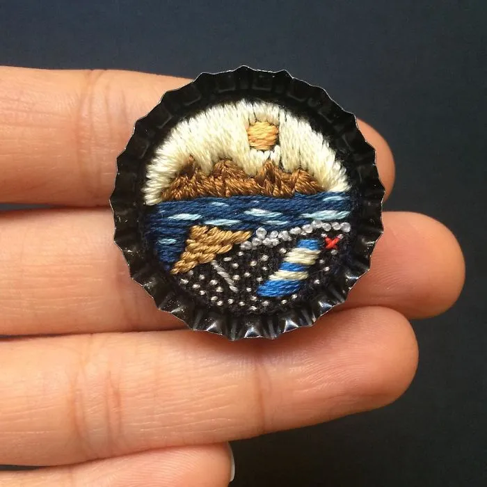 Bottlecap Scenery