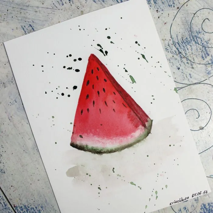 I Haven't Painted A Single Pic For 3 Years Since My Son Was Born, So I Started This 365 Watercolor Challenge