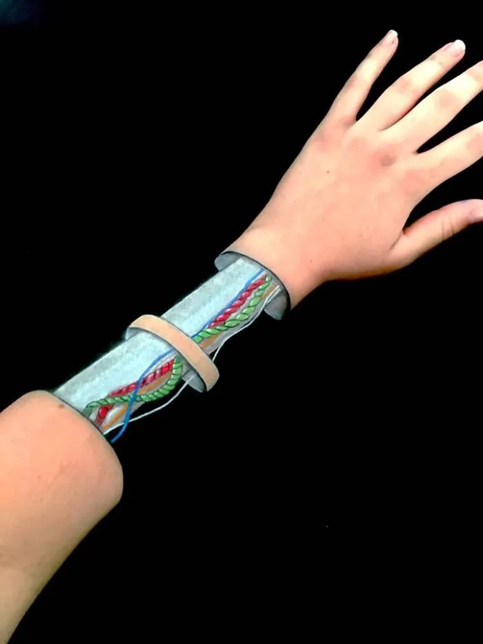 I Turn My Arms Into Optical Illusions