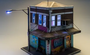 I Create Miniature Urban Landscapes Out Of Cardboard And Wood