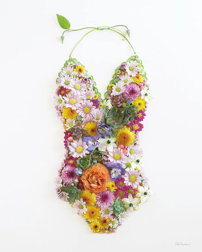 I Balance Twigs And Flowers To Create Intricate Portraits Out Of Mother Nature