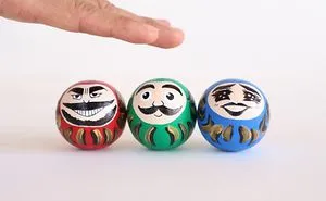 Daruma Doll Is Not A Serious Face Anymore. I Created Kawaii Face For Them.