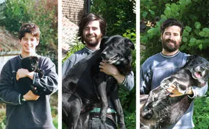 Guy Recreates Photo With His Dog 15 Years Later To Say Goodbye