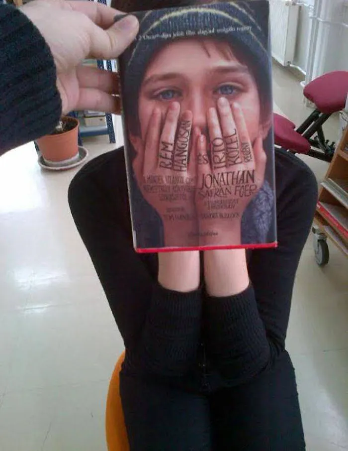 Sad Face Book Cover