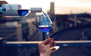Blue Wine Is A Thing Now