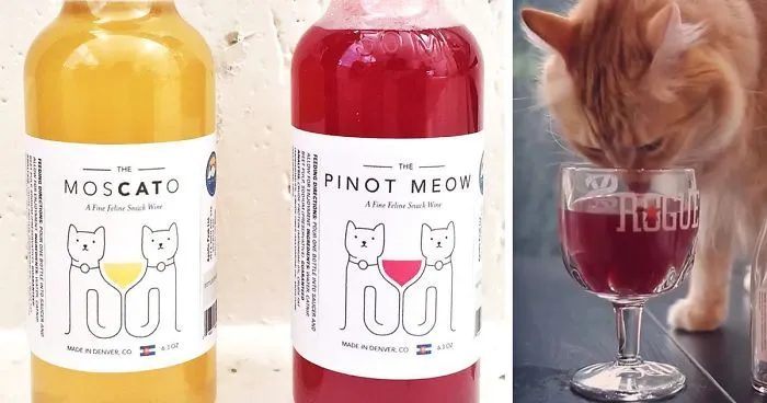 This Catnip Wine Lets Your Cat Be Your New Drinking Buddie