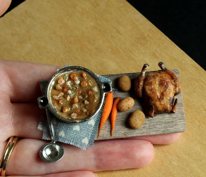Vegetable Stew And Rotisserie Chicken