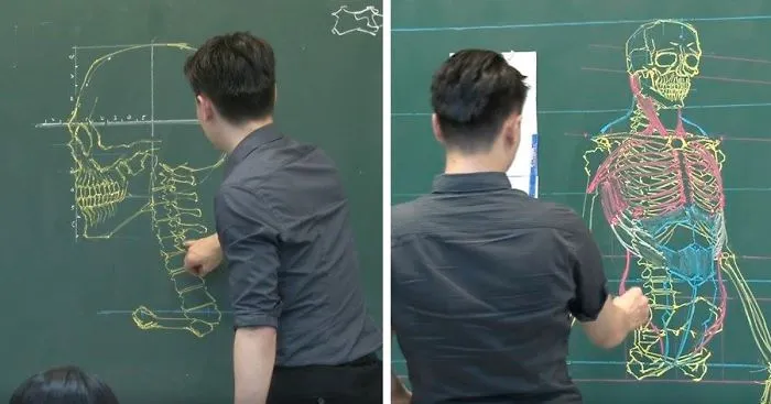 This Taiwanese Teacher Has Some Mad Chalk Drawing Skills