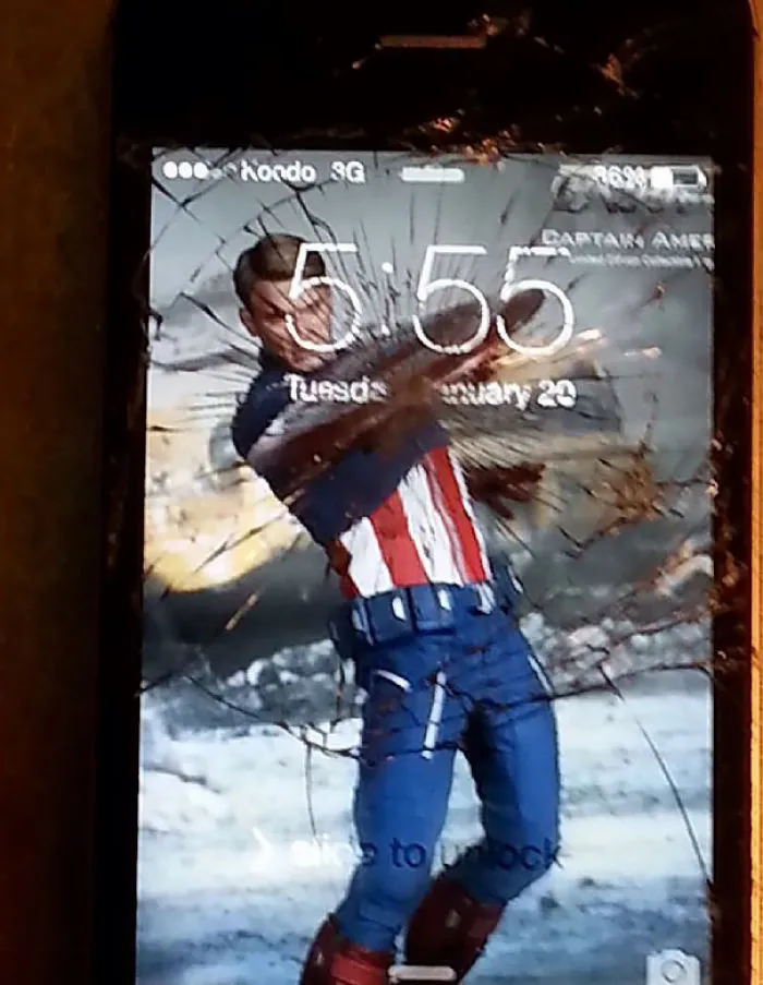 I Dropped My Phone Decided To Make The Best Of It...