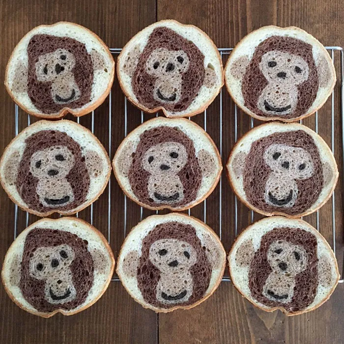 Illustrations Inside Loaves Of Bread