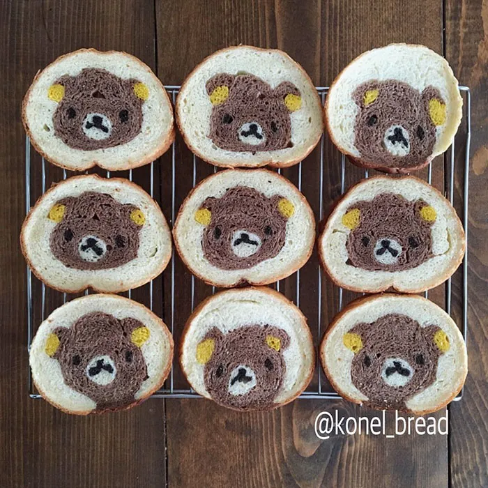 Illustrations Inside Loaves Of Bread
