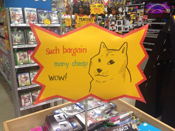 Local Shop Advertising With The Help Of Doge