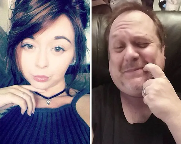 Dad Trolls His Daughter By Recreating Her Selfies