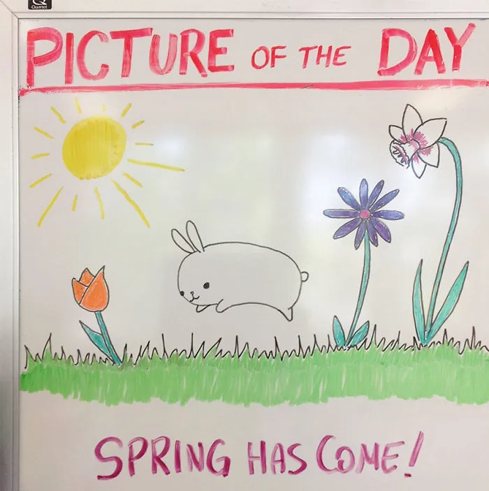 Teacher Draws Awesome Pictures For His Students Every Day (61 Pics)
