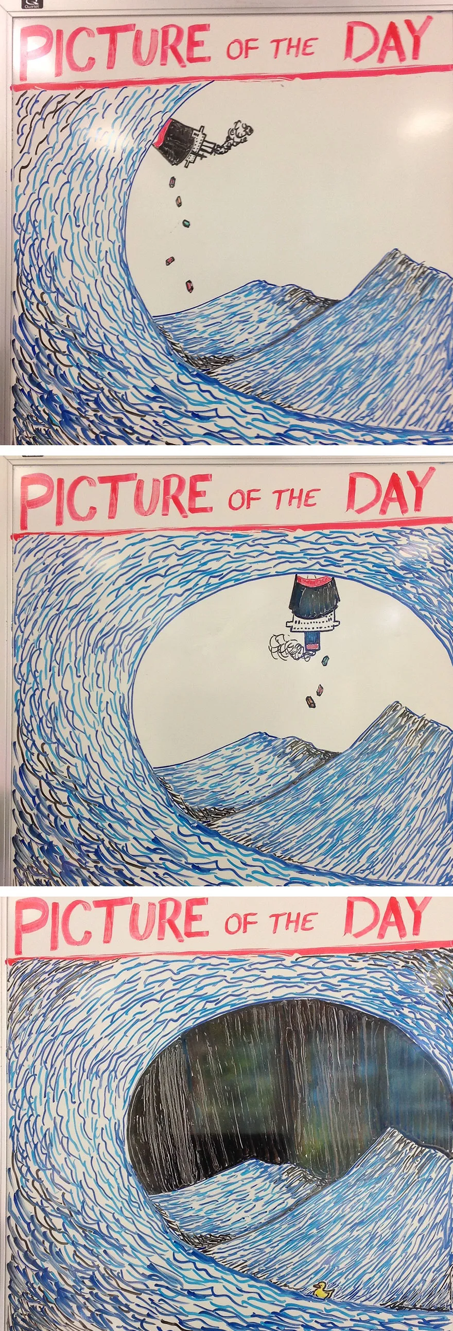 Teacher Draws Awesome Pictures For His Students Every Day (61 Pics)
