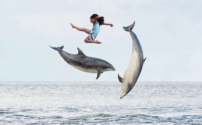 I Took A Daily Challenge Of Photoshopping My Niece Into Different Settings