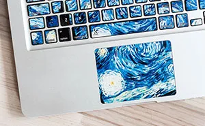 Keyboard Stickers That Turn Your Laptop Into Iconic Paintings
