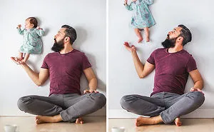 203 Dads With Their Babies Showing That Fatherhood Brings Out The Best In Men