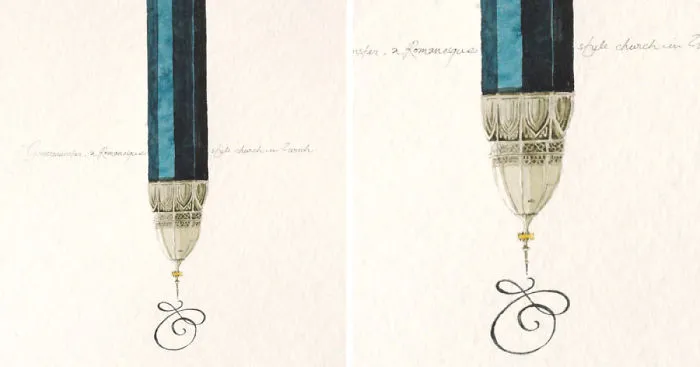 I Illustrated Towers Of Zürich Writing Their Own History