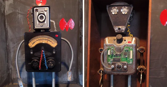 I Make Robots From Used Metal Parts