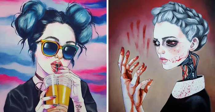 I Draw Illustrations Of Women With Personality Disorders