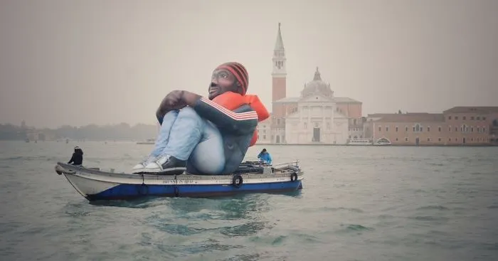 We Made A Giant Inflatable Refugee To Travel The World And Spread Awareness