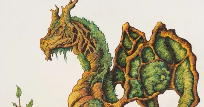 I Merge Trees With Animals Using Ink
