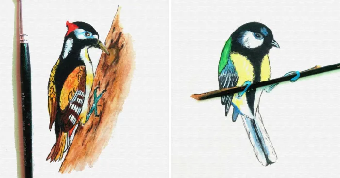 Soulful Birds Reside In My Canvases