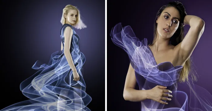 I Made Dresses Using Light