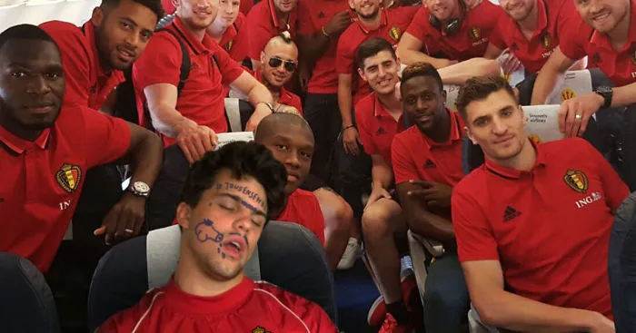 I Photoshoped Myself With The Belgian Red Devils During Euro 2016 In France
