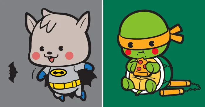 I Transformed Popular Characters Into Cute Mascots