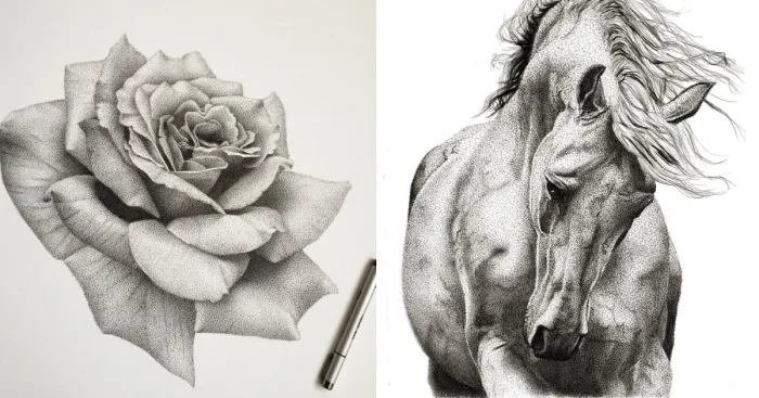 Each Piece I Create Using Pointillism Technique Takes Up To Couple Of Hundred Hours To Make