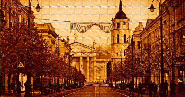 We Made A Giant Toasted Bread Picture Of Our Hometown Vilnius