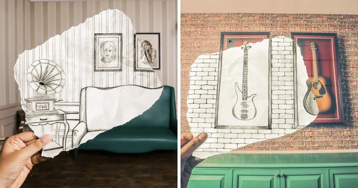 We Documented A New Office Space With Hand-Drawn Sketches