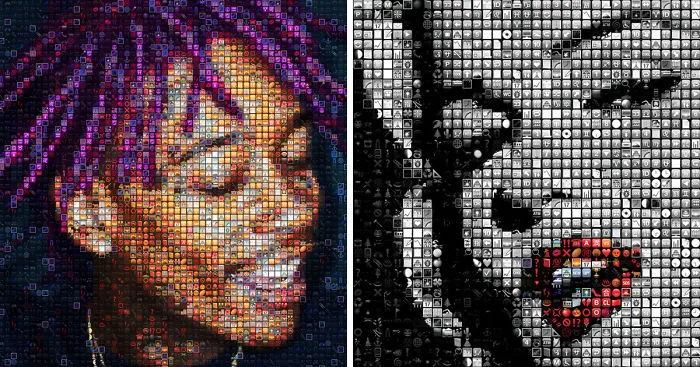 I Create Portraits Of Famous People Using Emojis