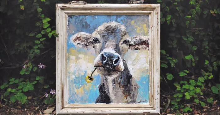 I Love Painting Cows, So You Can Call Me Cow Lady