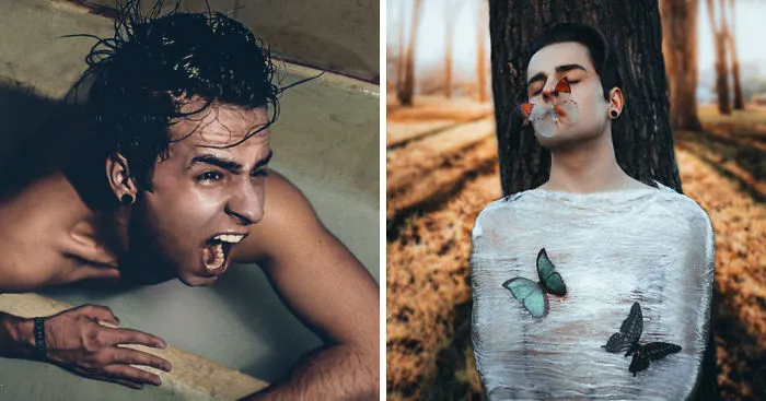 6 Steps Towards Unintended Self-Destruction In My Autoportraits